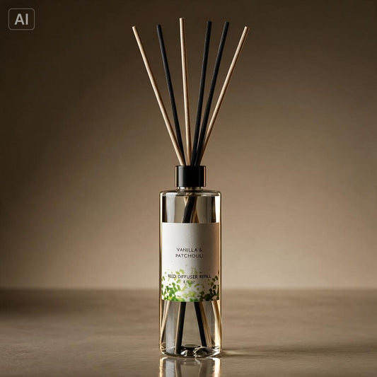 Nº 01 — The Lobby · Warm Vanilla & Rosewood, 8 Oz