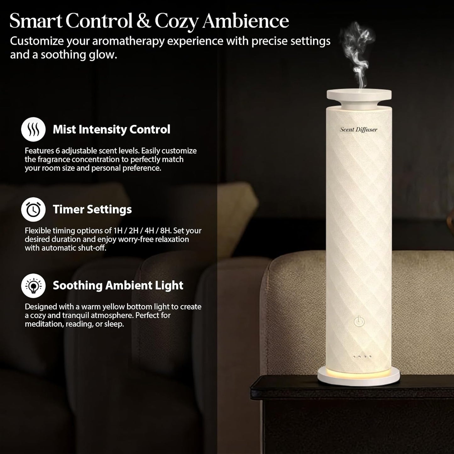 The Welcome Kit — Cold-Air Diffuser + 5 Scents to Find Your Room (Cream)