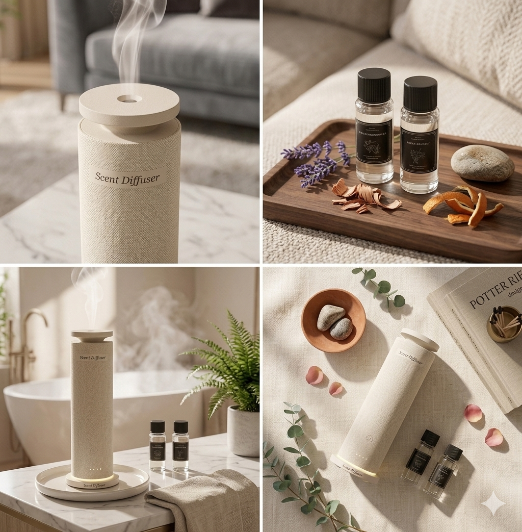 The Welcome Kit — Cold-Air Diffuser + 5 Scents to Try