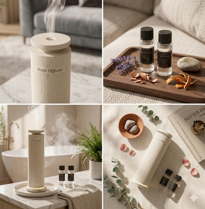 The Welcome Kit — Cold-Air Diffuser + 5 Scents to Try