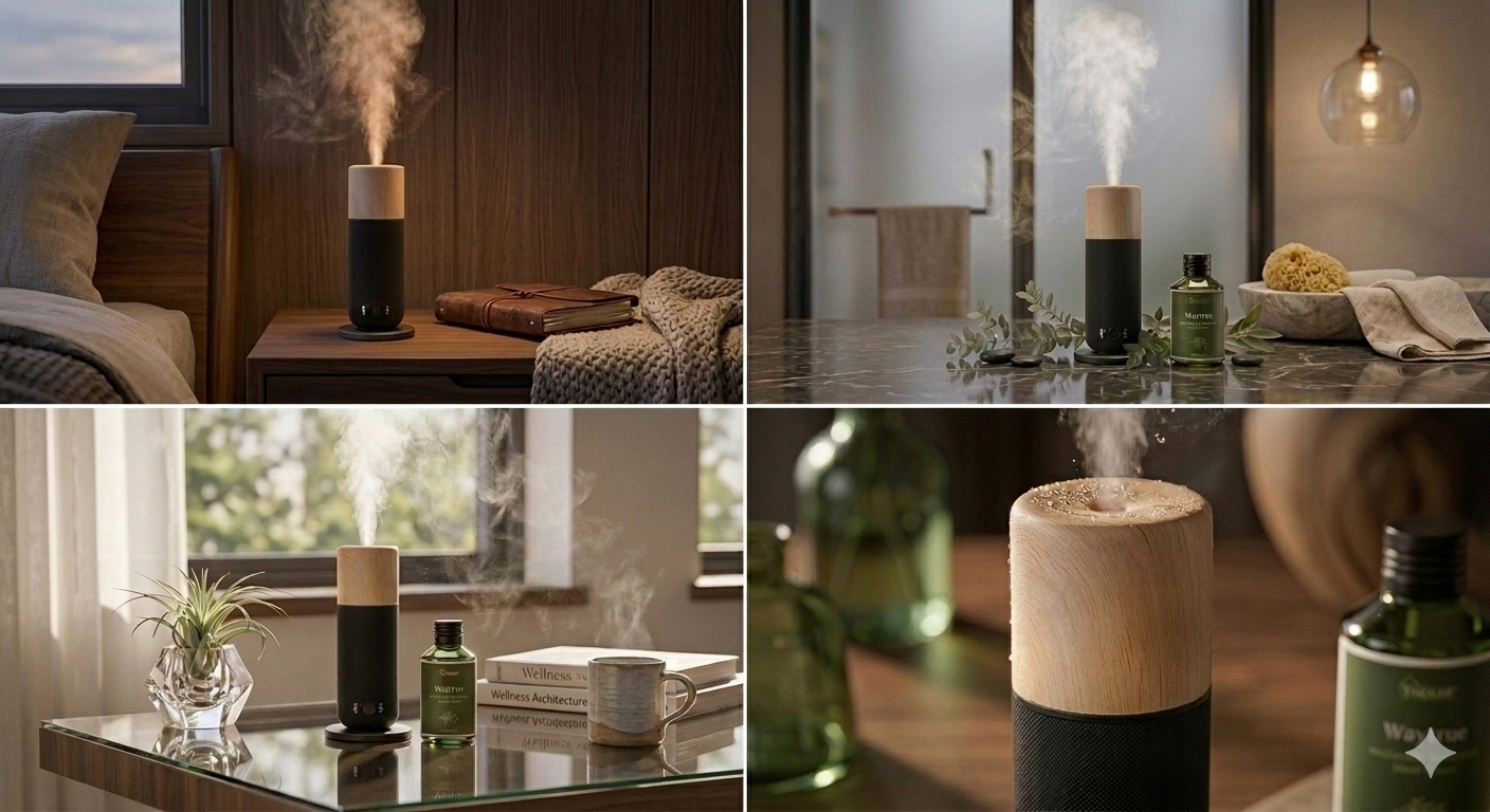 The Key — Cold-Air Diffuser, Fabric-Wrapped, 1000 Sq Ft