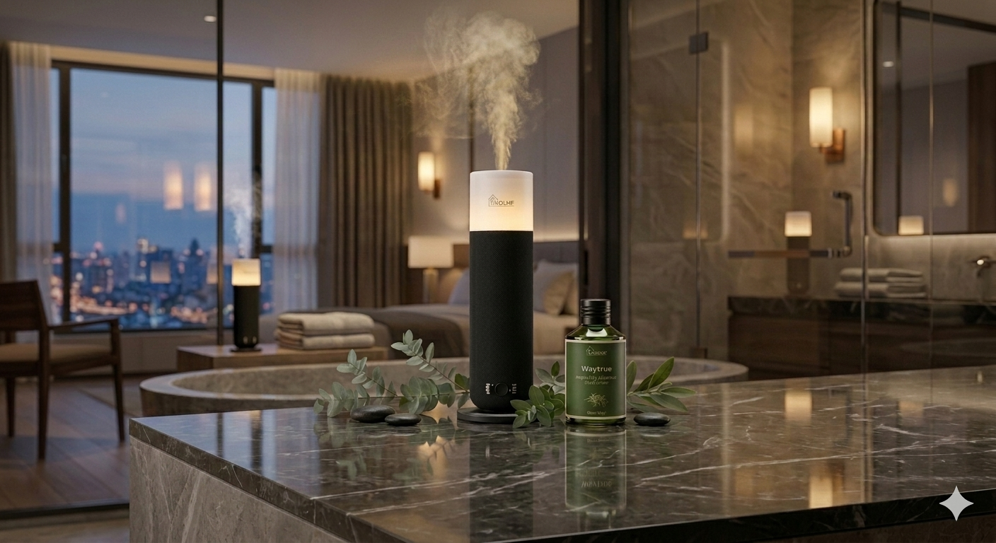 The Key — Cold-Air Diffuser, Fabric-Wrapped, 1000 Sq Ft